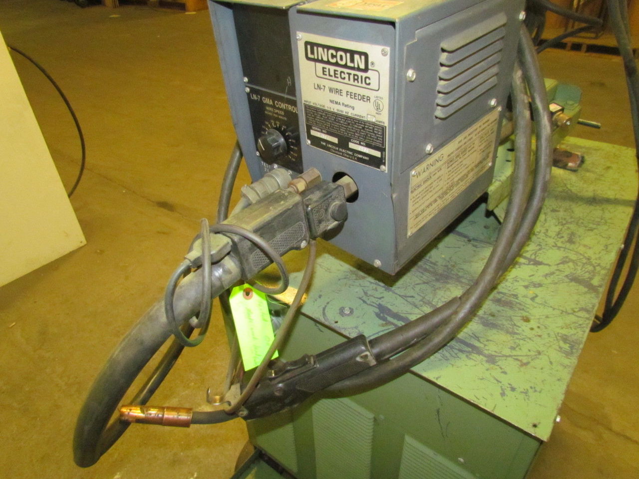 400 Amp 3Ph DC Wire Feed Welder w/Cart Cables Feeder + Gun Mig Stick