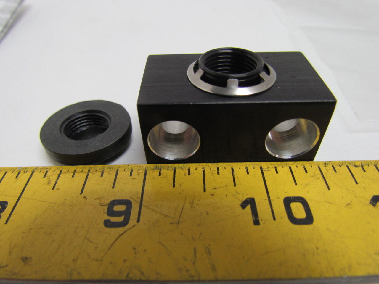 Pepperl BCM12Y905936 12mm Proximity Sensor Mounting Bracket 2Bolt