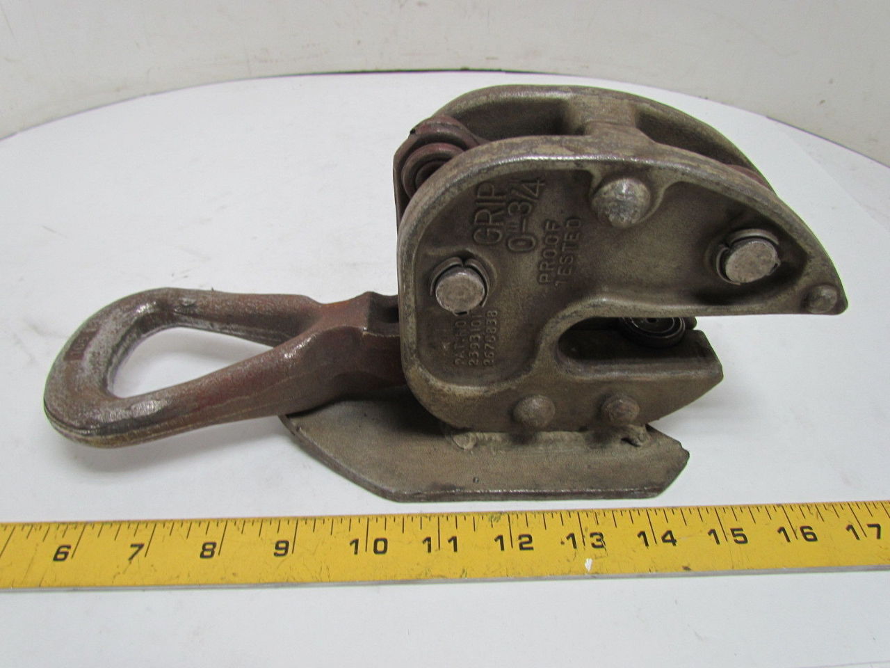 Merrill Campbell No 21 B 1 ton Drag & Lift Plate Clamp 03/4"Cap Great