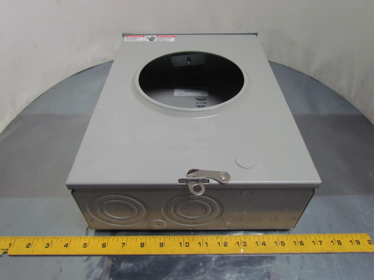 Milbank U8173XLKKBLG Meter Socket Enclosure Box Type 3R 200 Amp 1Ph