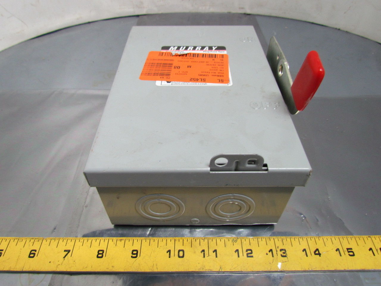Murray GP211N Safety/Disconnect Switch Enclosure Box 30 Amp 120V Type 1