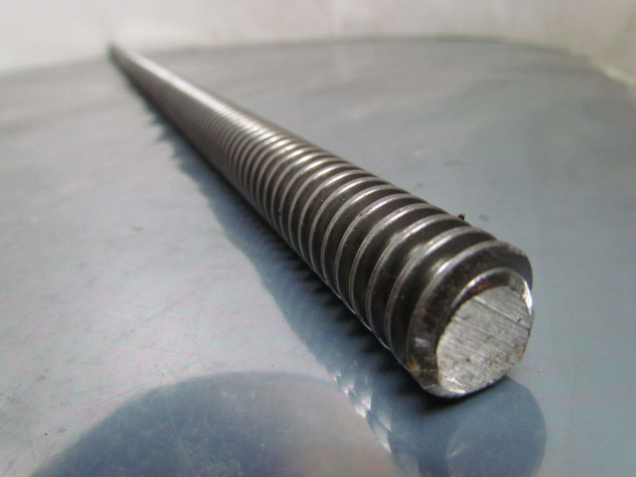 Keystone 3/46 RH Acme Roll Threaded Bar Rod 313/4" Long Carbon Steel