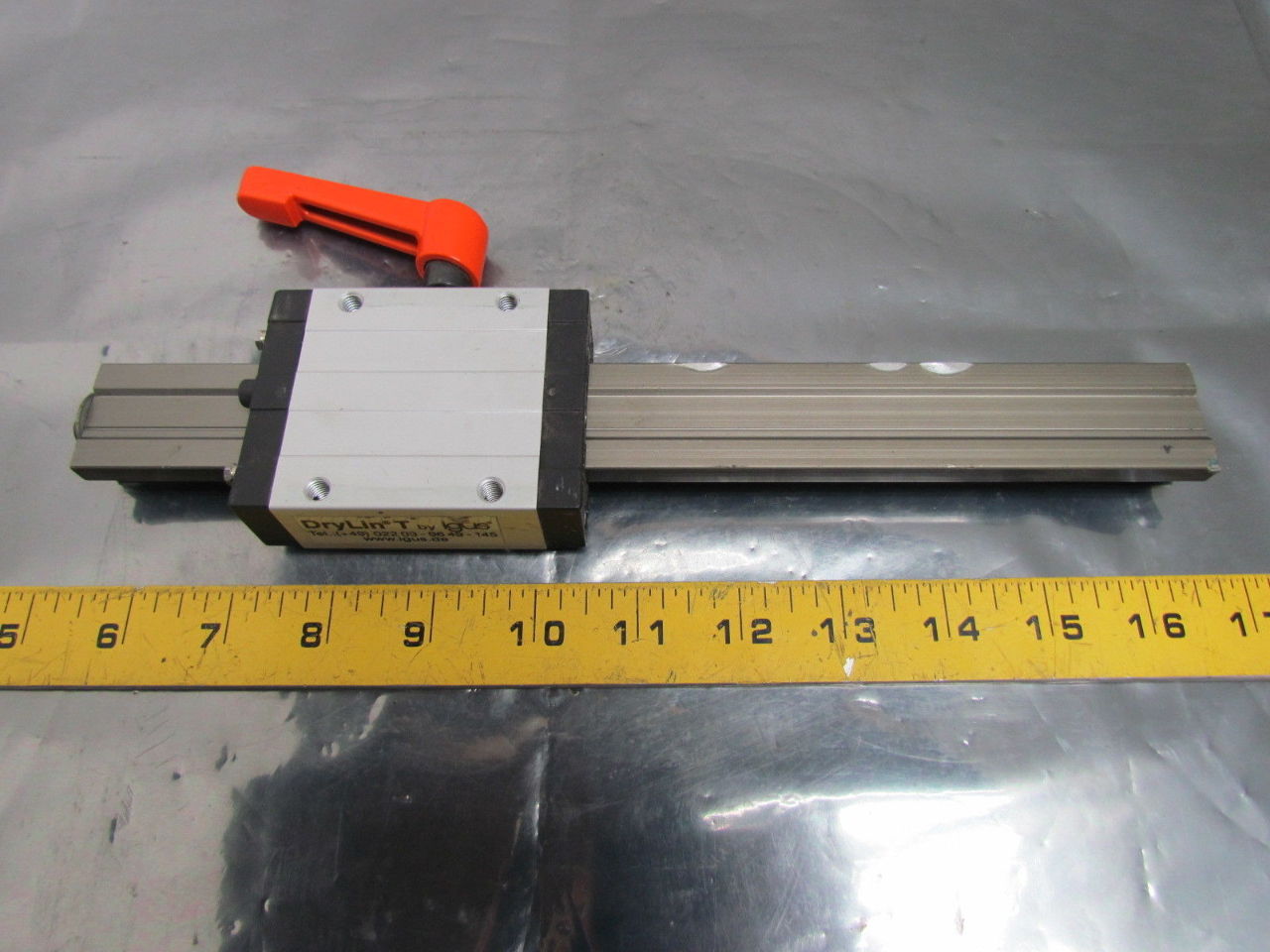 Igus DryLin T TW0120 Linear Rail Guide 31x285mm w/Clamp Adjustable