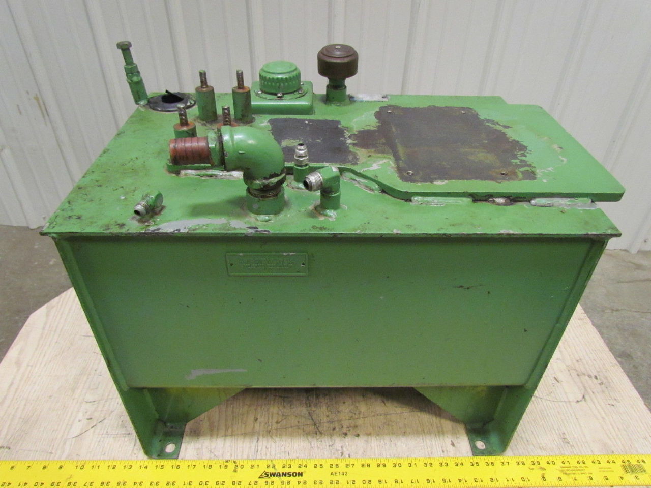 16 Gallon Hydraulic Reservoir Tank w/Fill Cap Breather Sight Glass 9