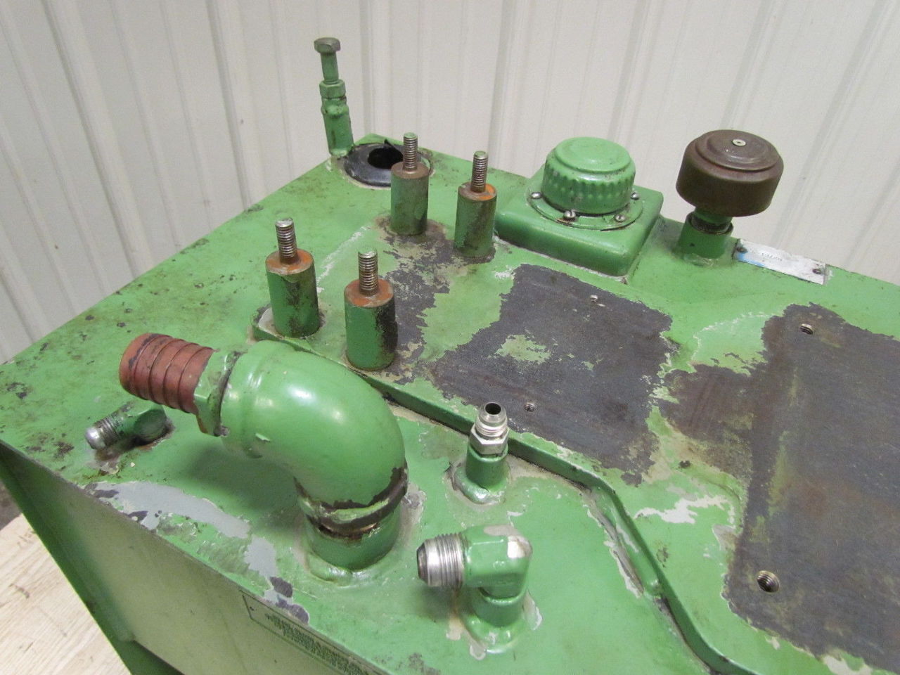 16 Gallon Hydraulic Reservoir Tank w/Fill Cap Breather Sight Glass 9