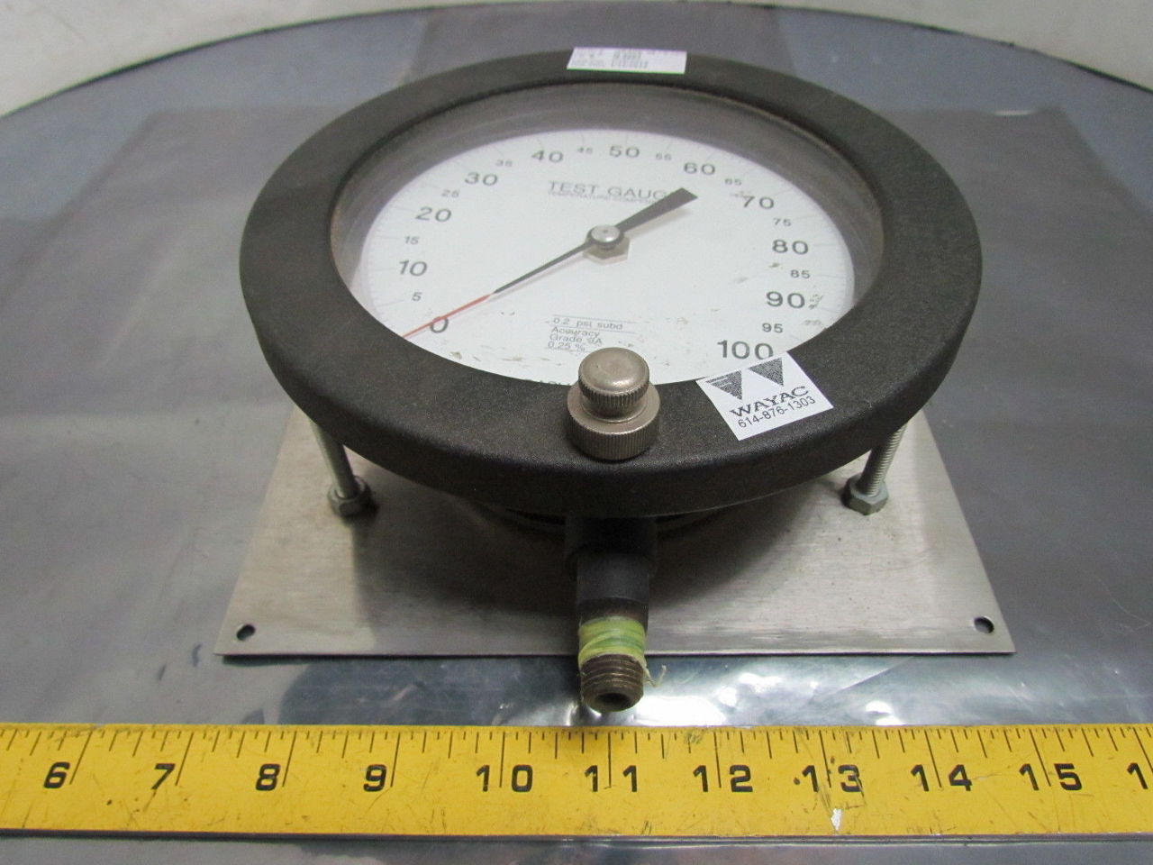 Ashcroft Grade 3A Temperature Compensated Test Gauge Type 1082 0100 1/