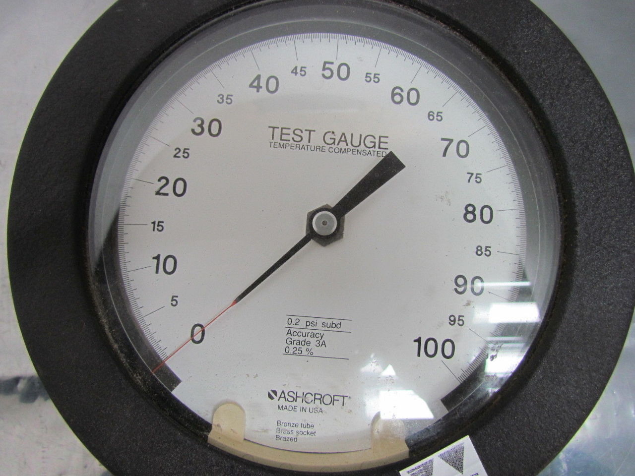 Ashcroft Grade 3A Temperature Compensated Test Gauge Type 1082 0100 1/