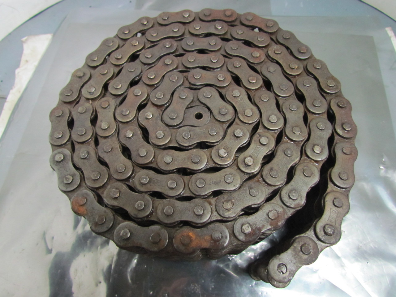 RS60 No 604 Strand Roller Chain 3/4" Pitch Riveted Quadruple 7' Length
