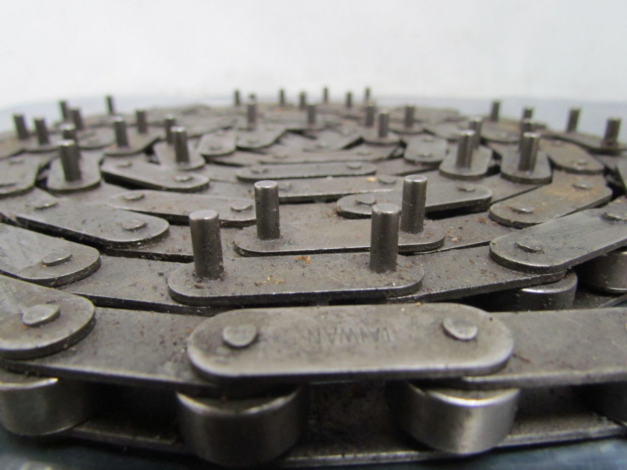 C2040 Double Pitch Conveyor Roller Chain w/Attachments 10 Ft 1" Pitch