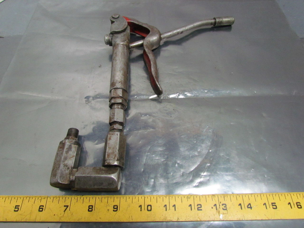 Alemite 63201 High Pressure Grease Gun Control Valve ZSwivel 5" Extension eBay