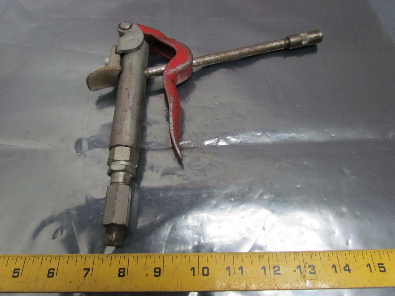 Alemite 63203 High Pressure Grease Gun Valve 1/4" Inlet 51/2" Ext 7500PSI eBay