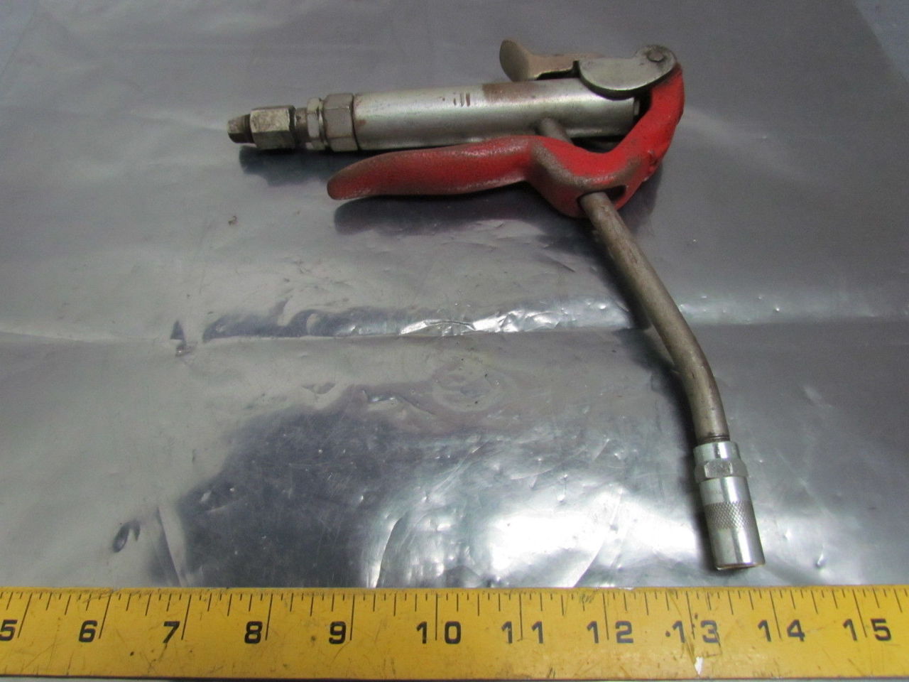 Alemite 63203 High Pressure Grease Gun Control Valve 1/4" Inlet 51/2" Ext eBay