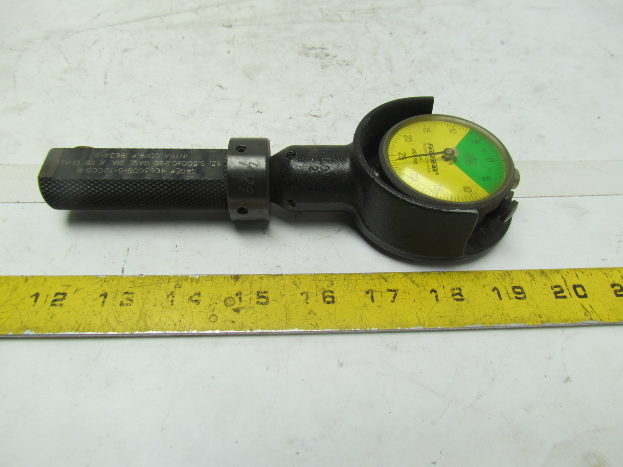 Federal 186342 P31 Dial Indicator Chamfer Countersink Gauge 9.5mm 118