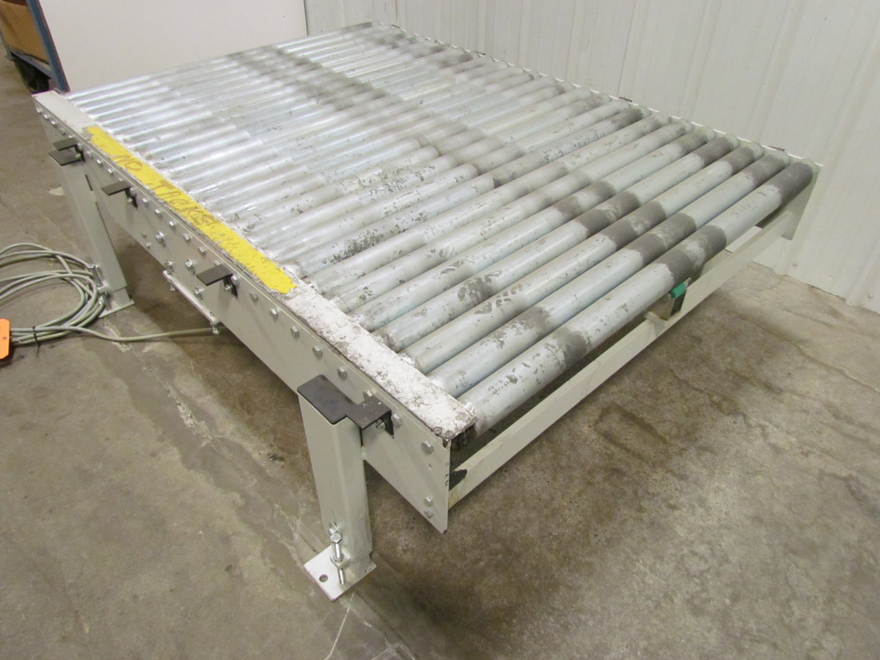 Powered Heavy Duty Pallet Handling Chain Driven Live Roller Conveyor 441/2Wx65L eBay