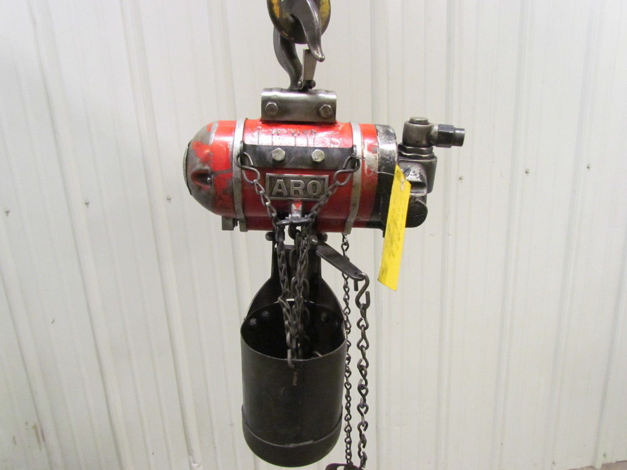 Aro 7750D 1/2 Ton Air Pneumatic Chain Hoist 1000 lb 11' Lift