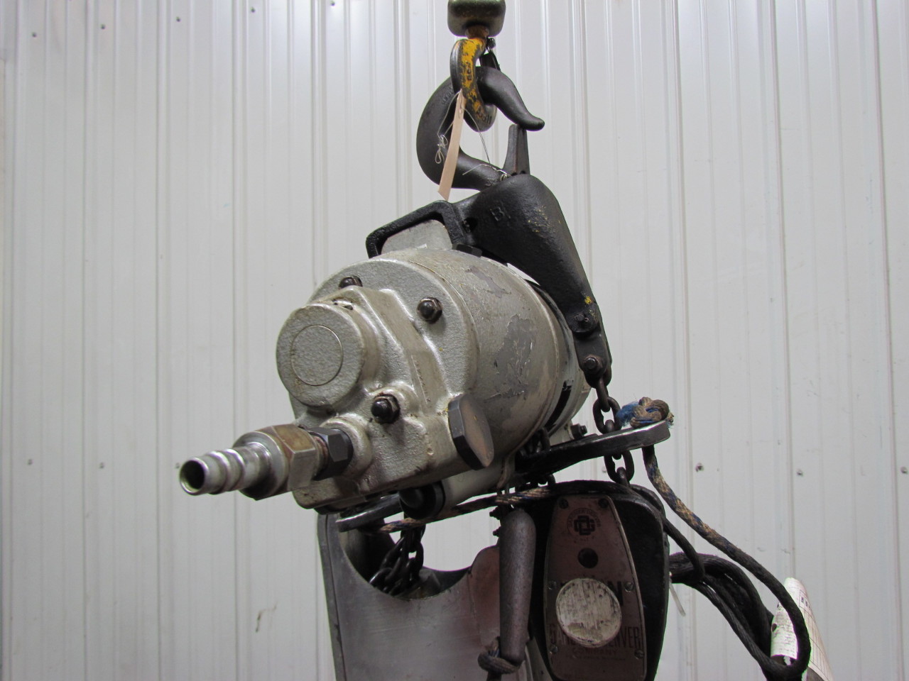 Gardner Denver 862V40L 2 Ton 4000lb Air Pneumatic Chain Hoist 14ft