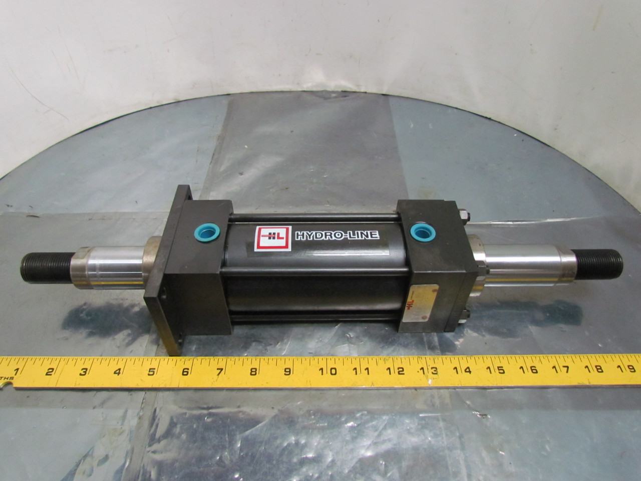 HydroLine Pneumatic Air Cylinder 21/2" Bore 4" Stroke Double Rod eBay