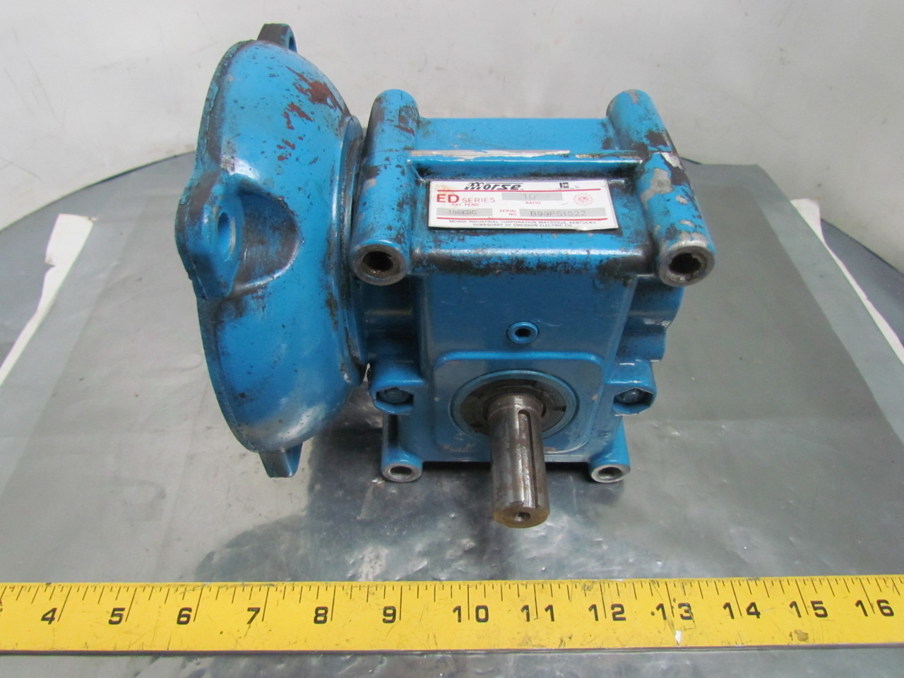 Morse 15GEDC ED Series Speed Reducer Gear Box 101 Ratio 56C Frame Dual