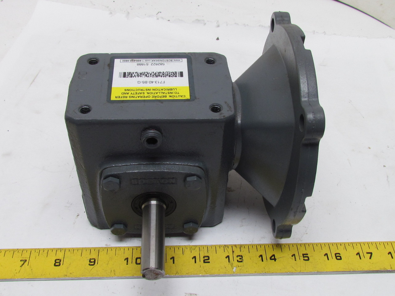Boston F71340B5G Worm Gear Speed Reducer Gearbox 401 Ratio 0.31HP 56C