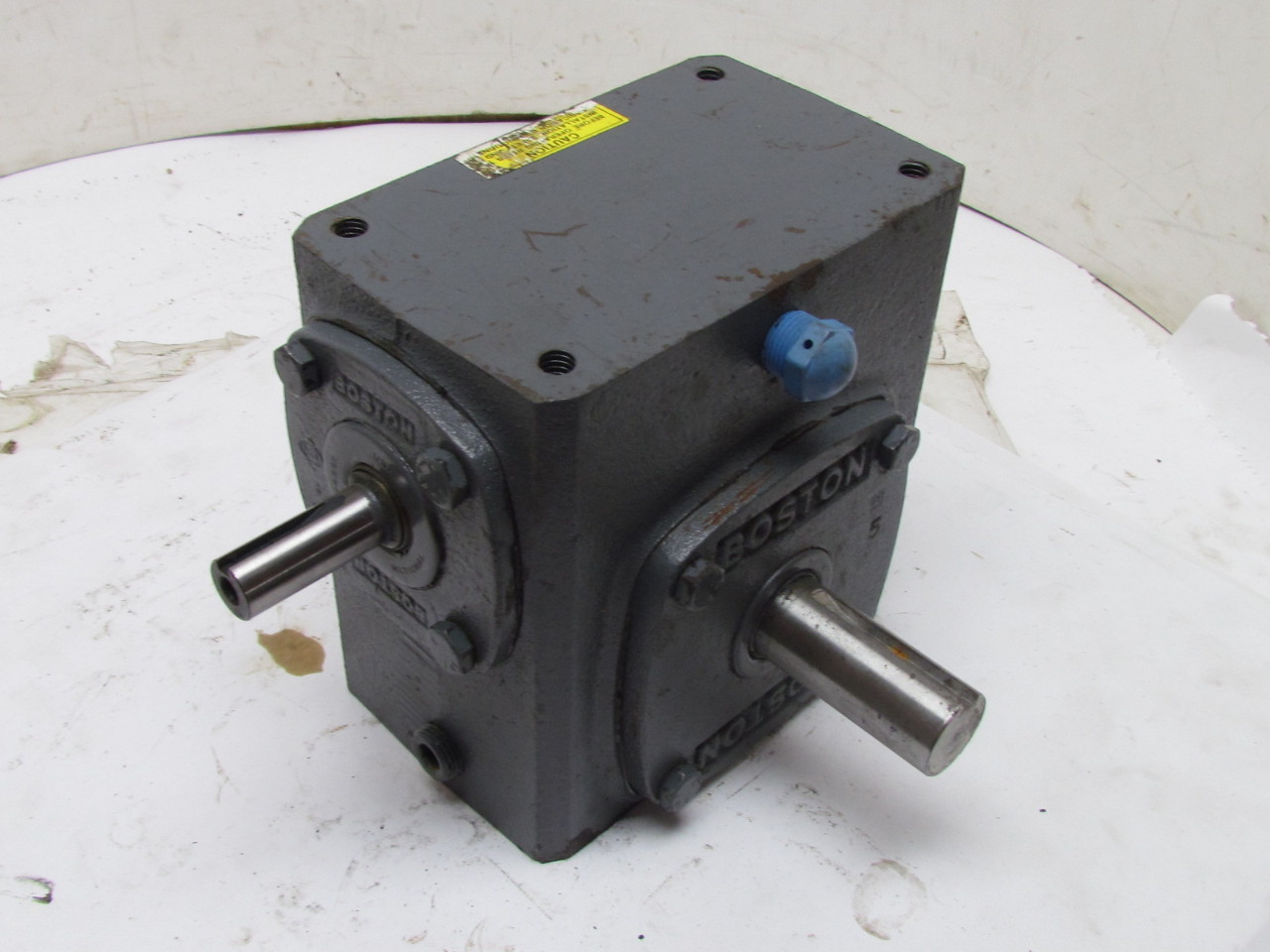 Boston Right Angle Worm Gear Speed Reducer Gearbox 601 Ratio 0.50Hp