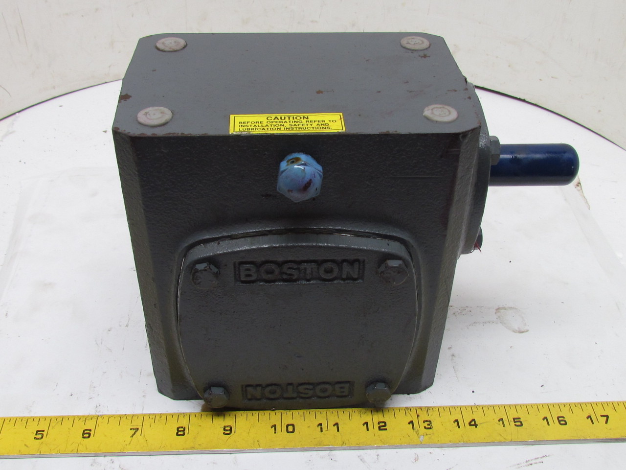 Boston Right Angle Worm Gear Speed Reducer Gearbox 301 Ratio 1.15Hp