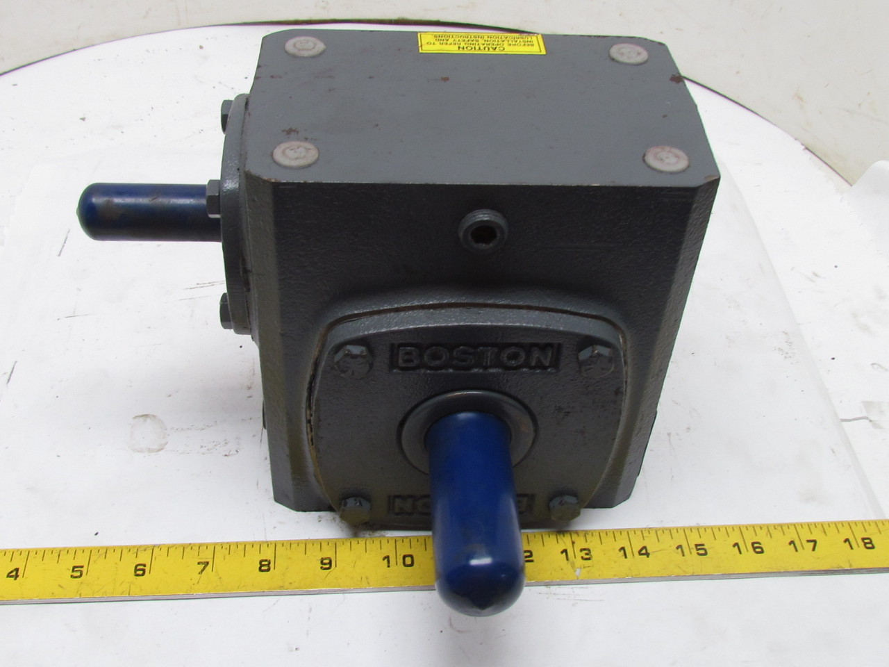 Boston Right Angle Worm Gear Speed Reducer Gearbox 301 Ratio 1.15Hp