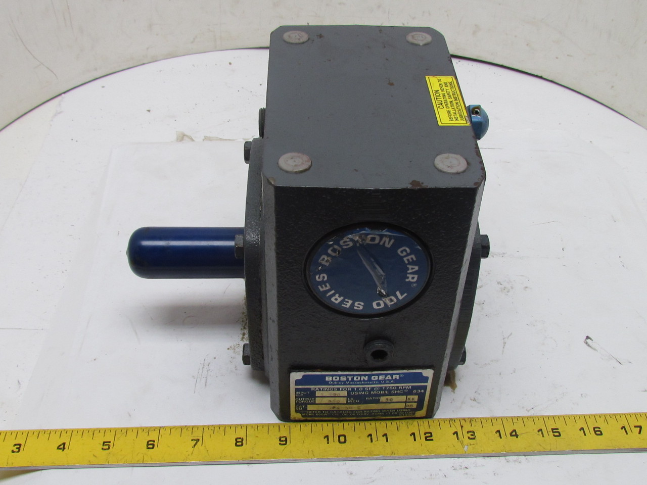 Boston Right Angle Worm Gear Speed Reducer Gearbox 301 Ratio 1.15Hp