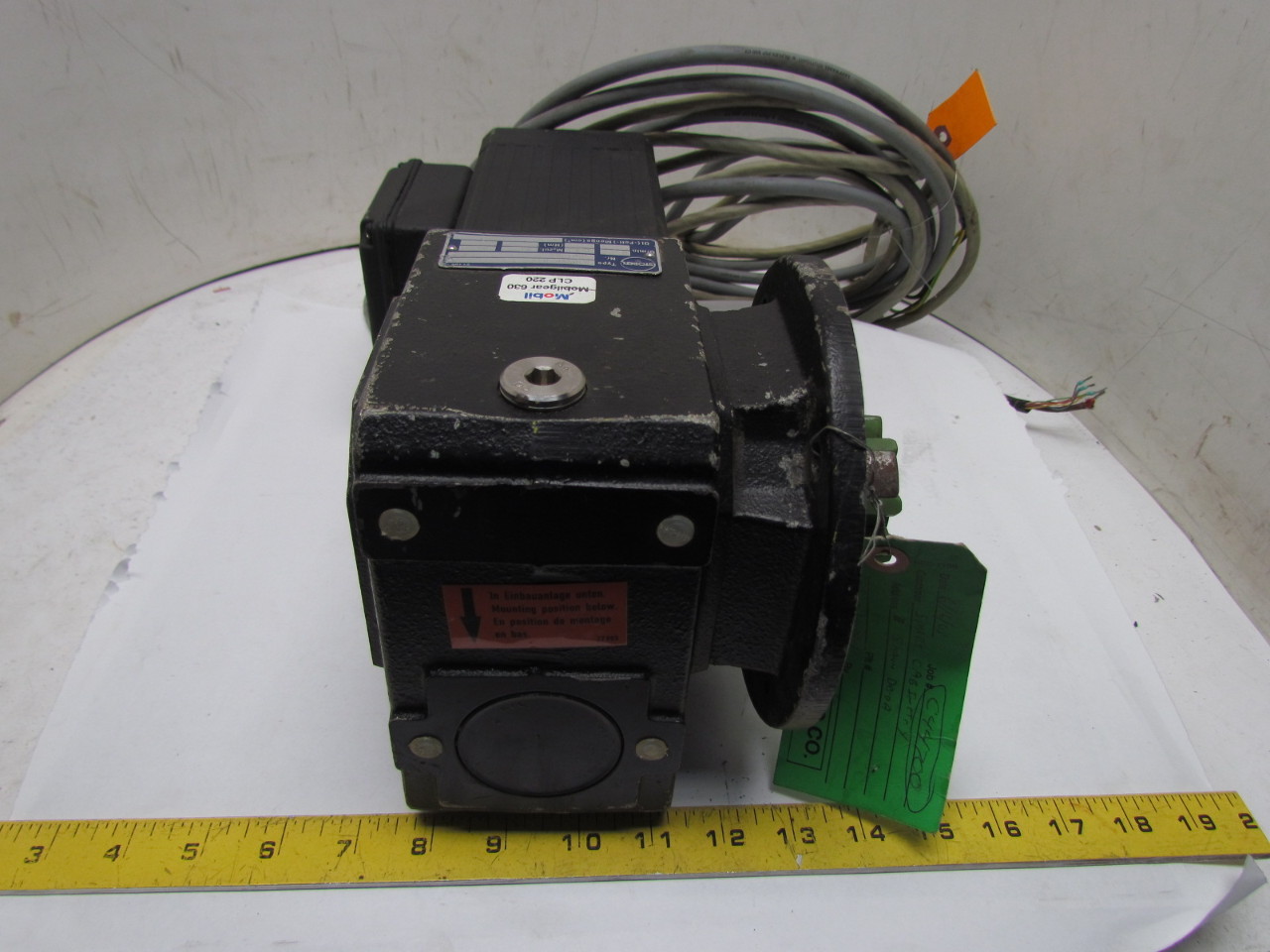 Stober ES42 1153992/6 S102VF0175ES42 Servo Motor & Gear Reducer Gearbox