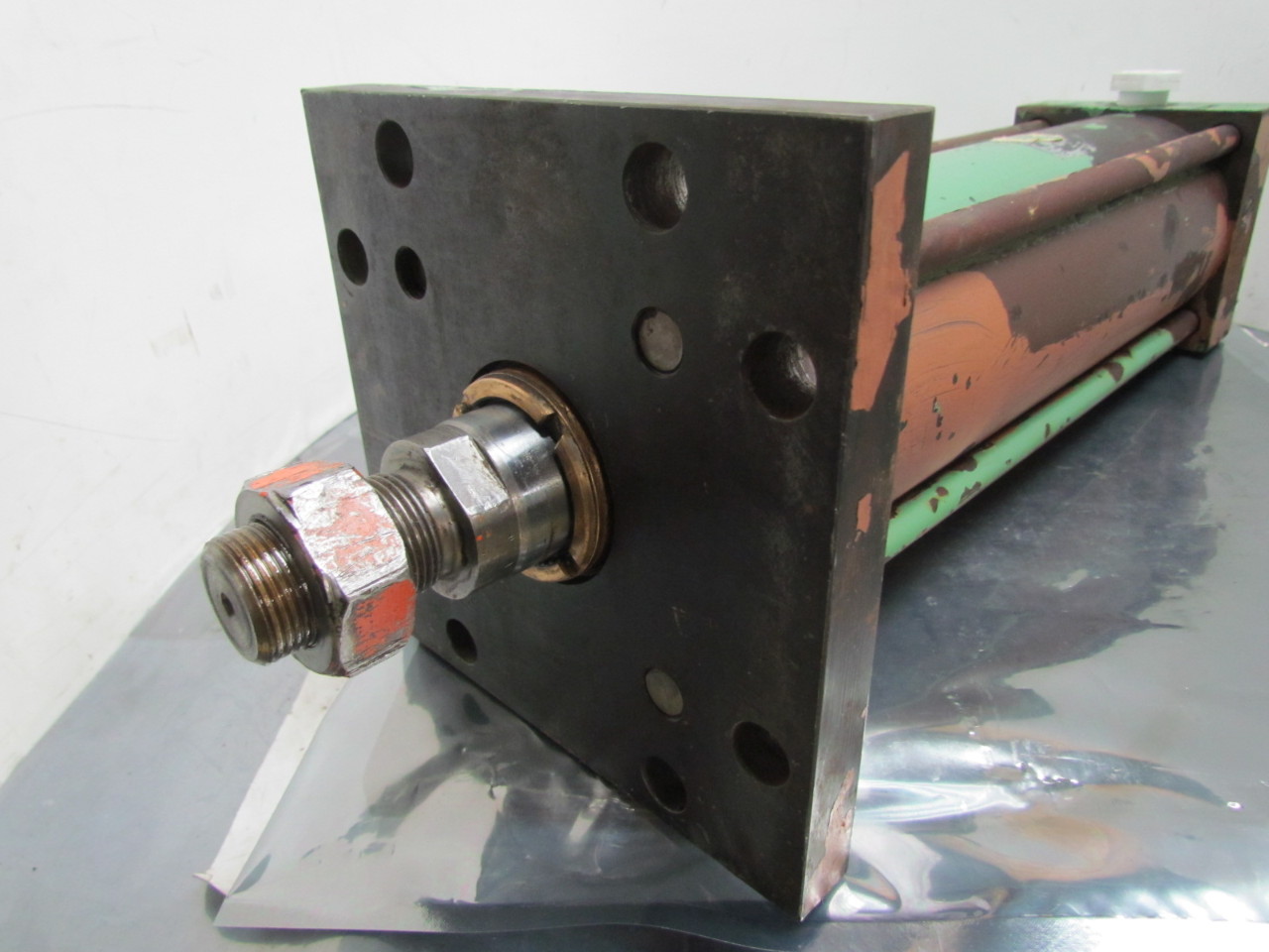 BC4X12CR Hydraulic Cylinder 4" Bore 12" Stroke Flange Mount eBay