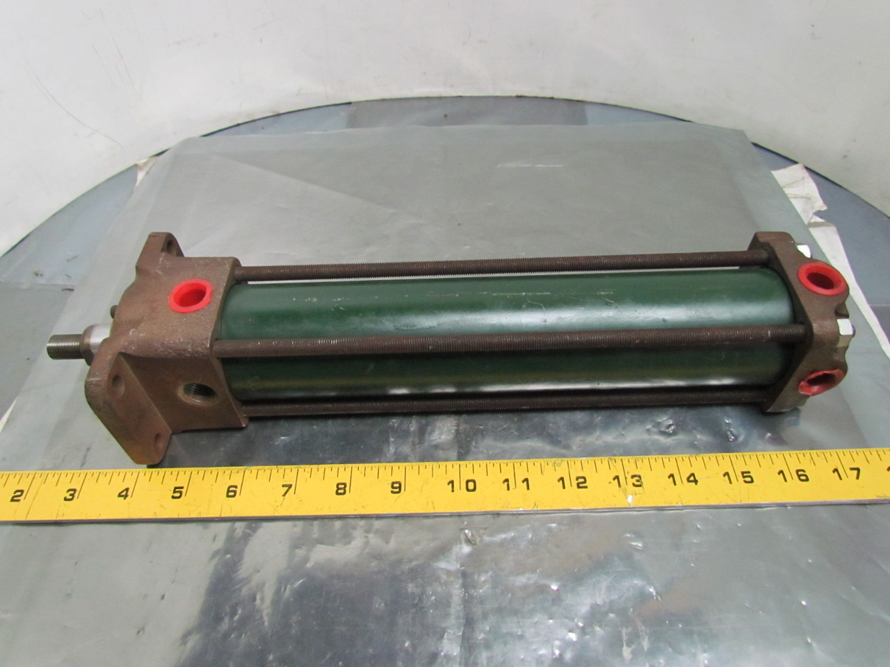 C200X9X R001 B201 LPR Pneumatic Air Cylinder 2"Bore 9"Stroke 6 Ports w