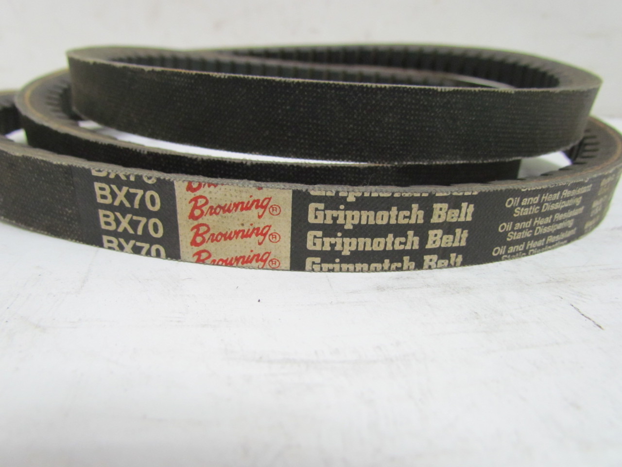 Browning BX70 Cogged Gripnotch VBelt BXSection 21/32" Wide 73" Outer Length eBay