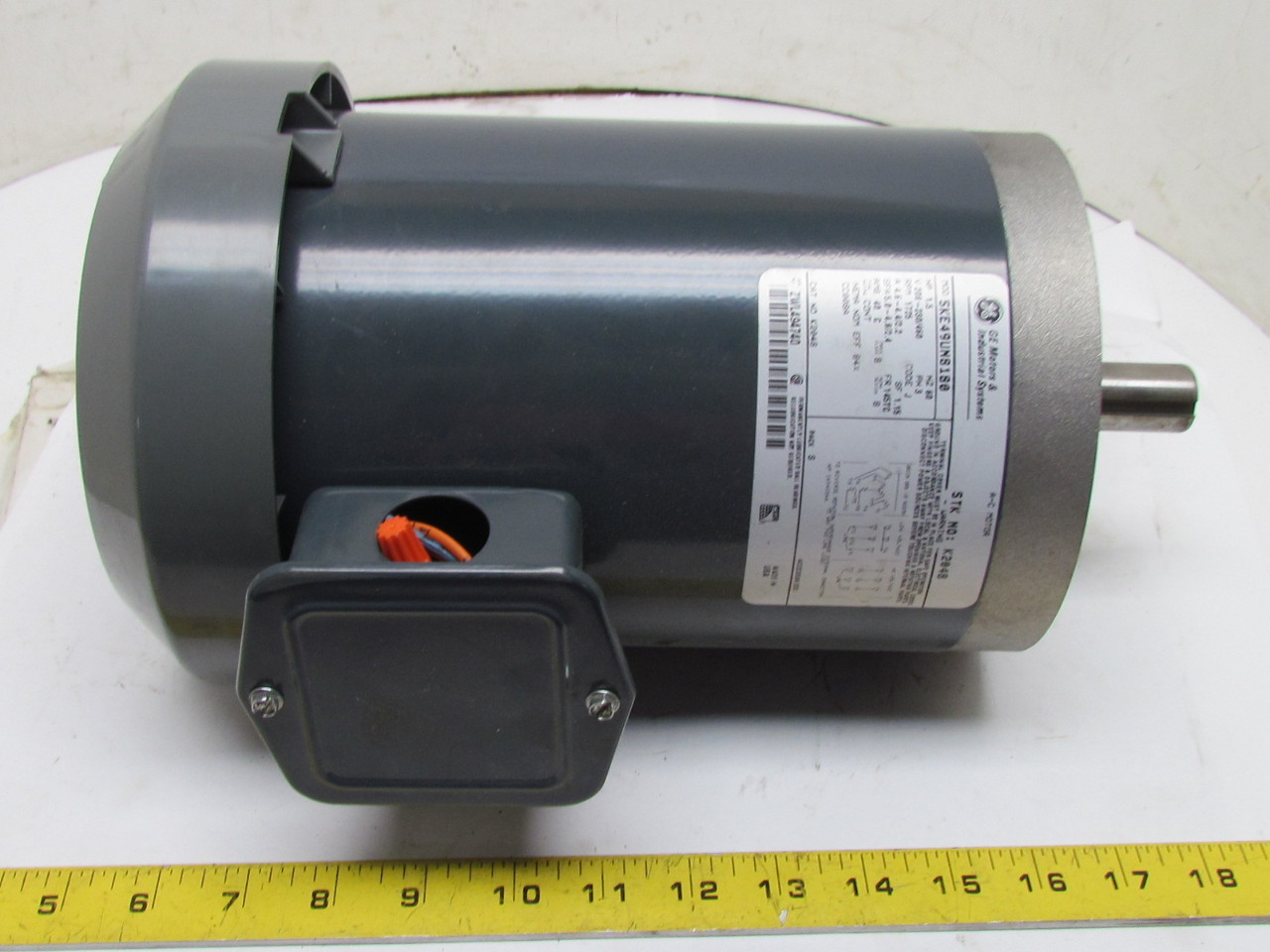 GE General Electric 5K35MN75 K321 Motor 1/4HP 1140 RPM 3 PH 230/460V 56