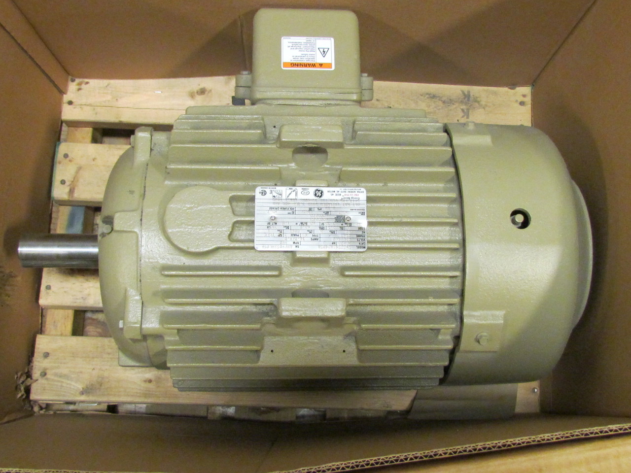 GE General Electric Extra Severe Duty Motor 5 HP 880 RPM 3 PH 254T TEFC
