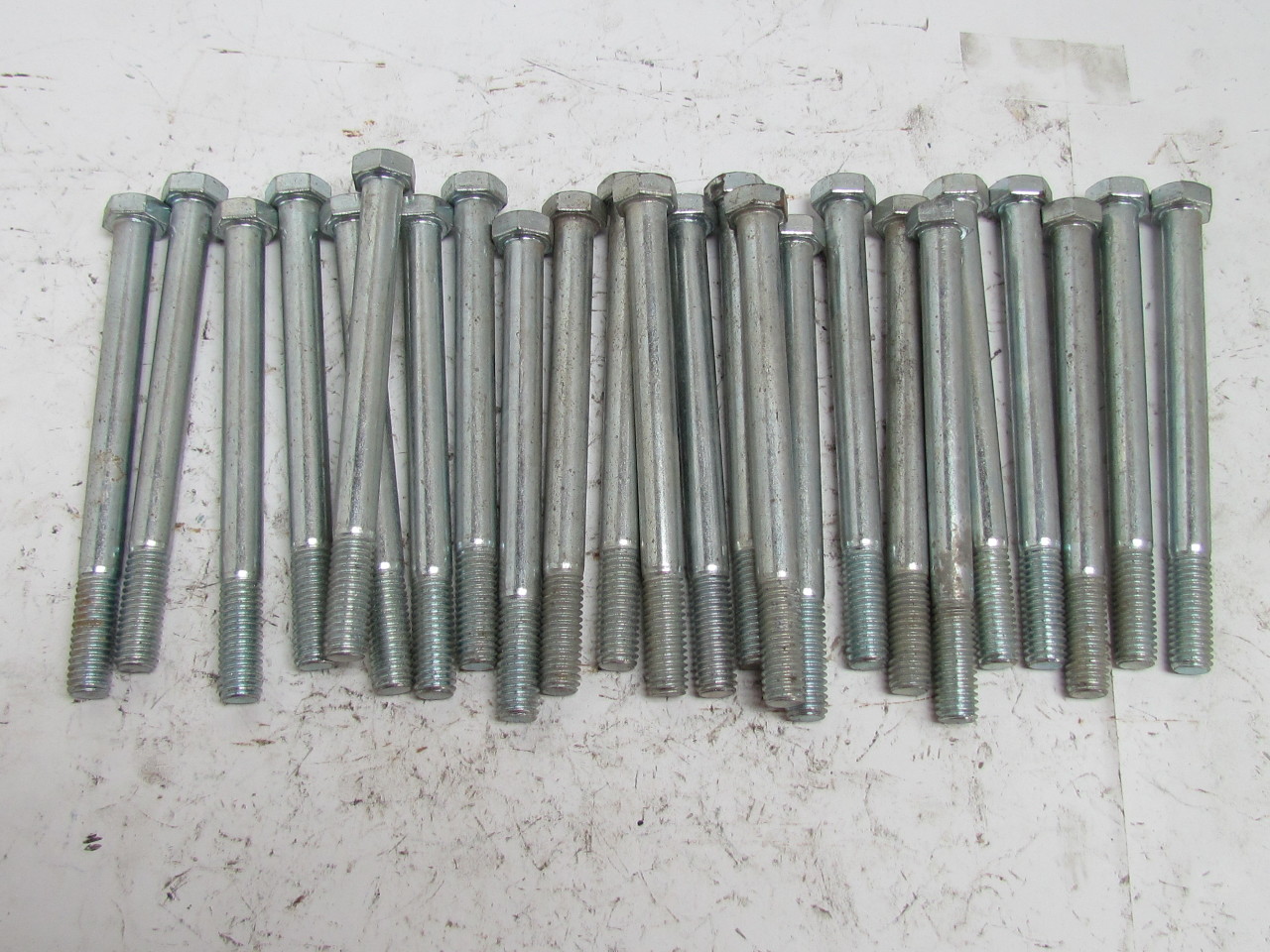 20 Pieces 3/8-16 X 1" Hex Head Screws - Grade 5 Zinc Plated
