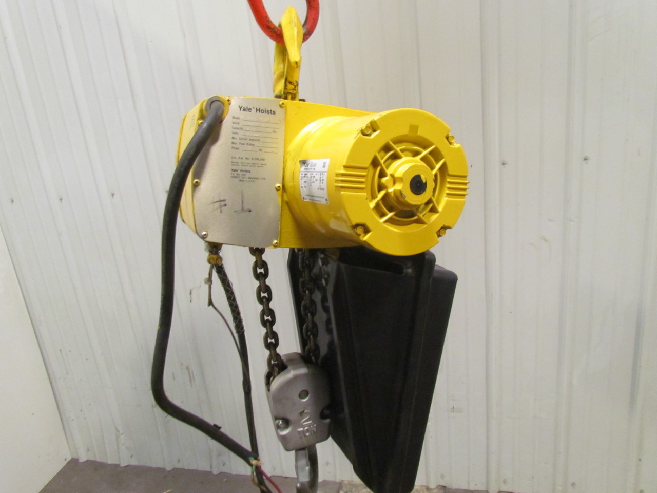 Yale KEL222NH71/2S2 2 Ton Electric Chain Hoist 230/460V 22'Lift 15