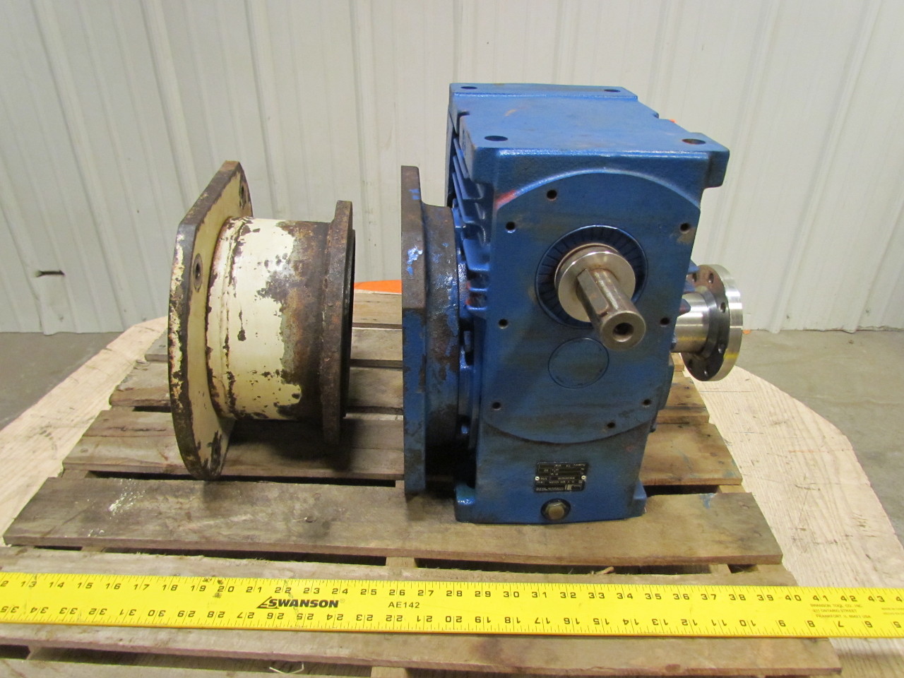 Rossi RV125U02A 412 Speed Reducer Gearbox Worm Type 321 Ratio 7.4