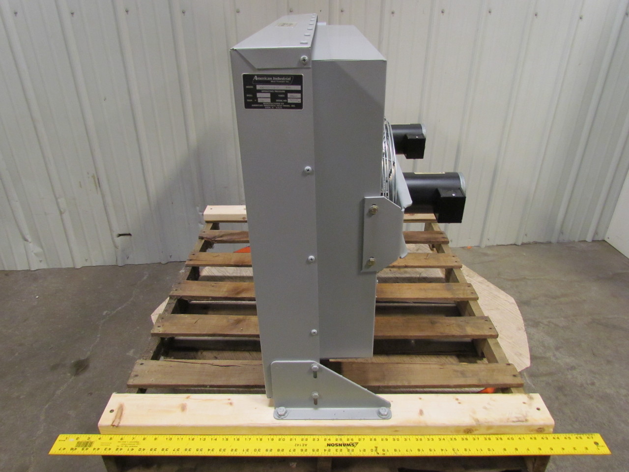 American Industrial EOC5454S2P Mobile Air Cooled Oil Cooler 300 PSI