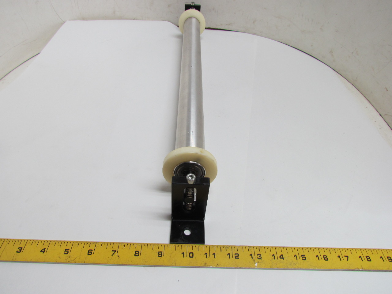 Aluminum Ball Bearing Conveyor Roller Spring Loaded Bracket 11/2"x183