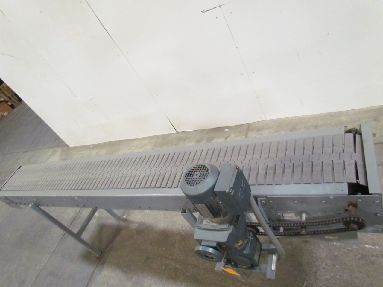 Plastic Table Top Chain Conveyor 10"WideChain x 9'10"Long VS Drive 13