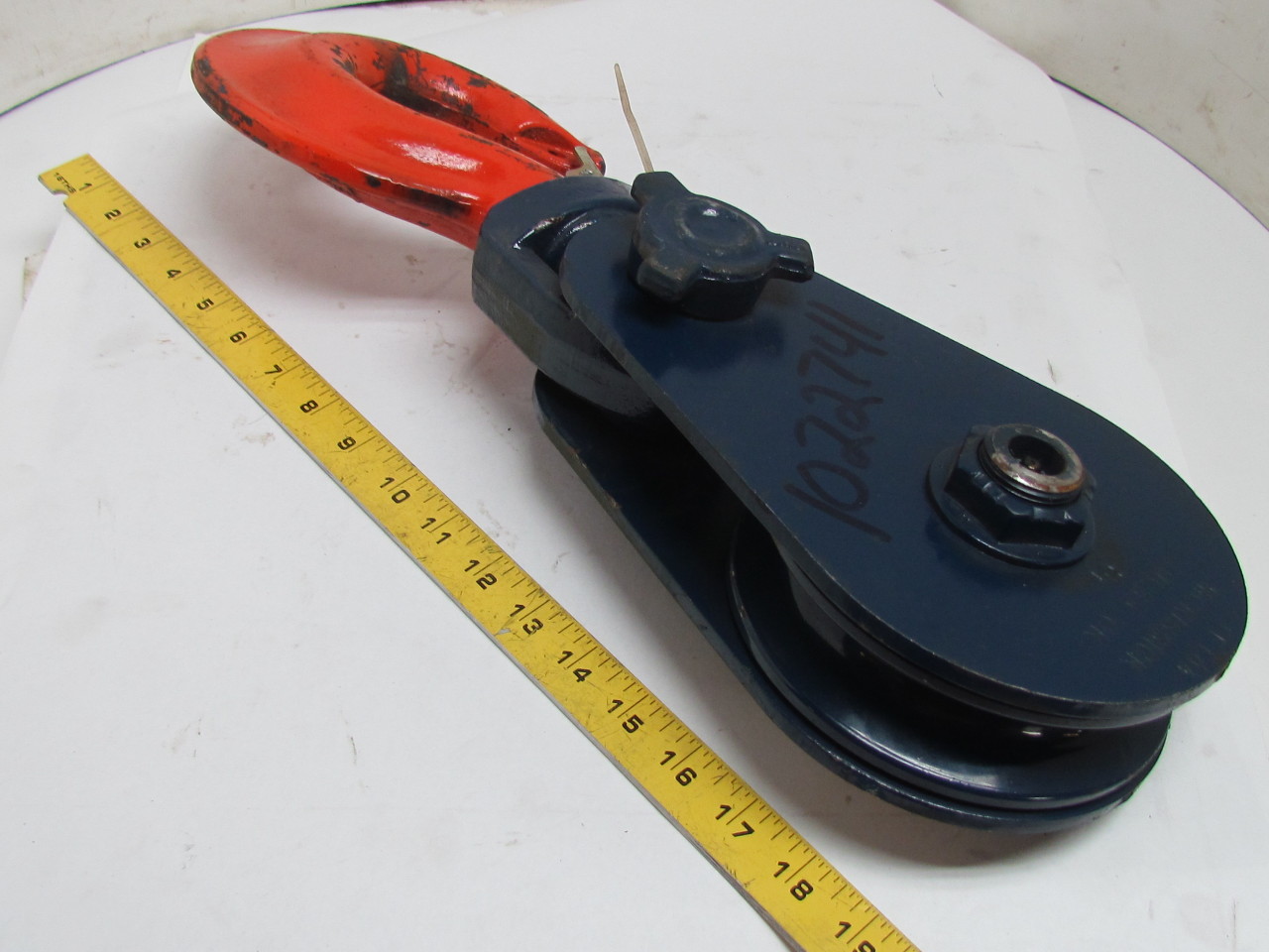 Crosby N418 108127 NI22 Snatch Block Pulley Sheave Hook 8ton 5/83/4