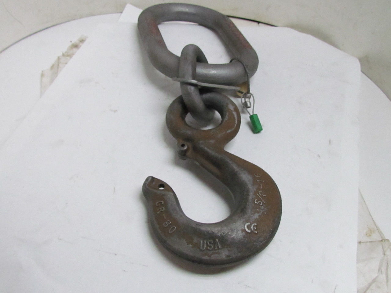 5/8" Grade 80 Single Leg Rigging Chain Sling Hook Master Link 18100 WLL