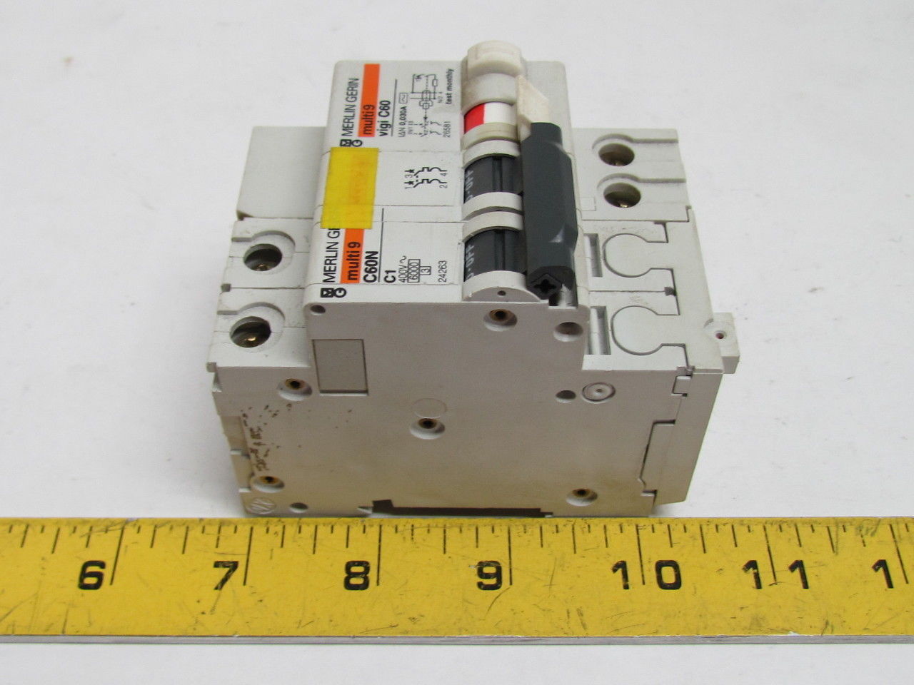 Merlin Gerin Multi 9 C60N 24263 2-Pole Circuit Breaker C1 A 400V VIGI ...