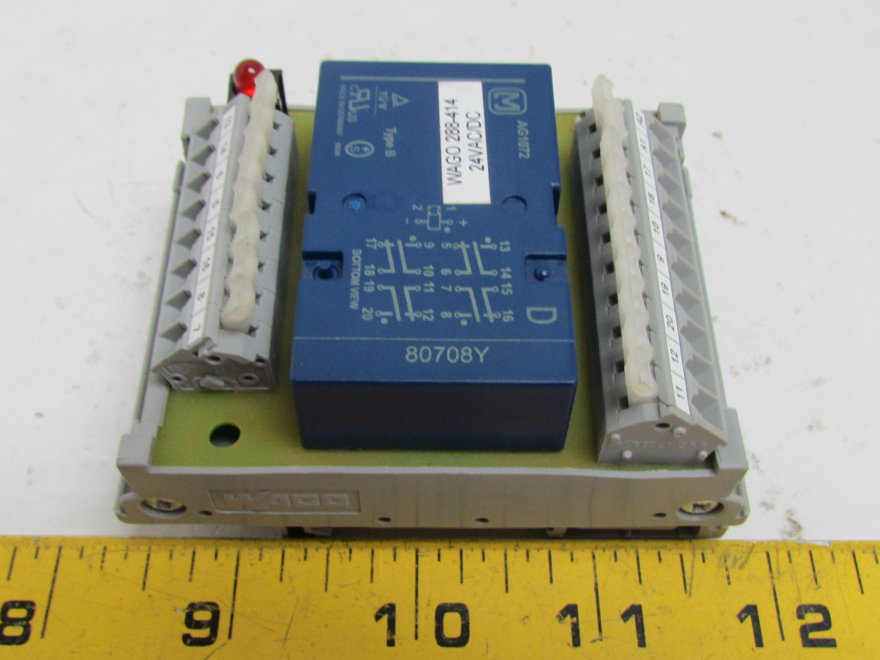 Wago 288414 256 Power Relay Terminal Block 24VAC/DC 80708Y eBay