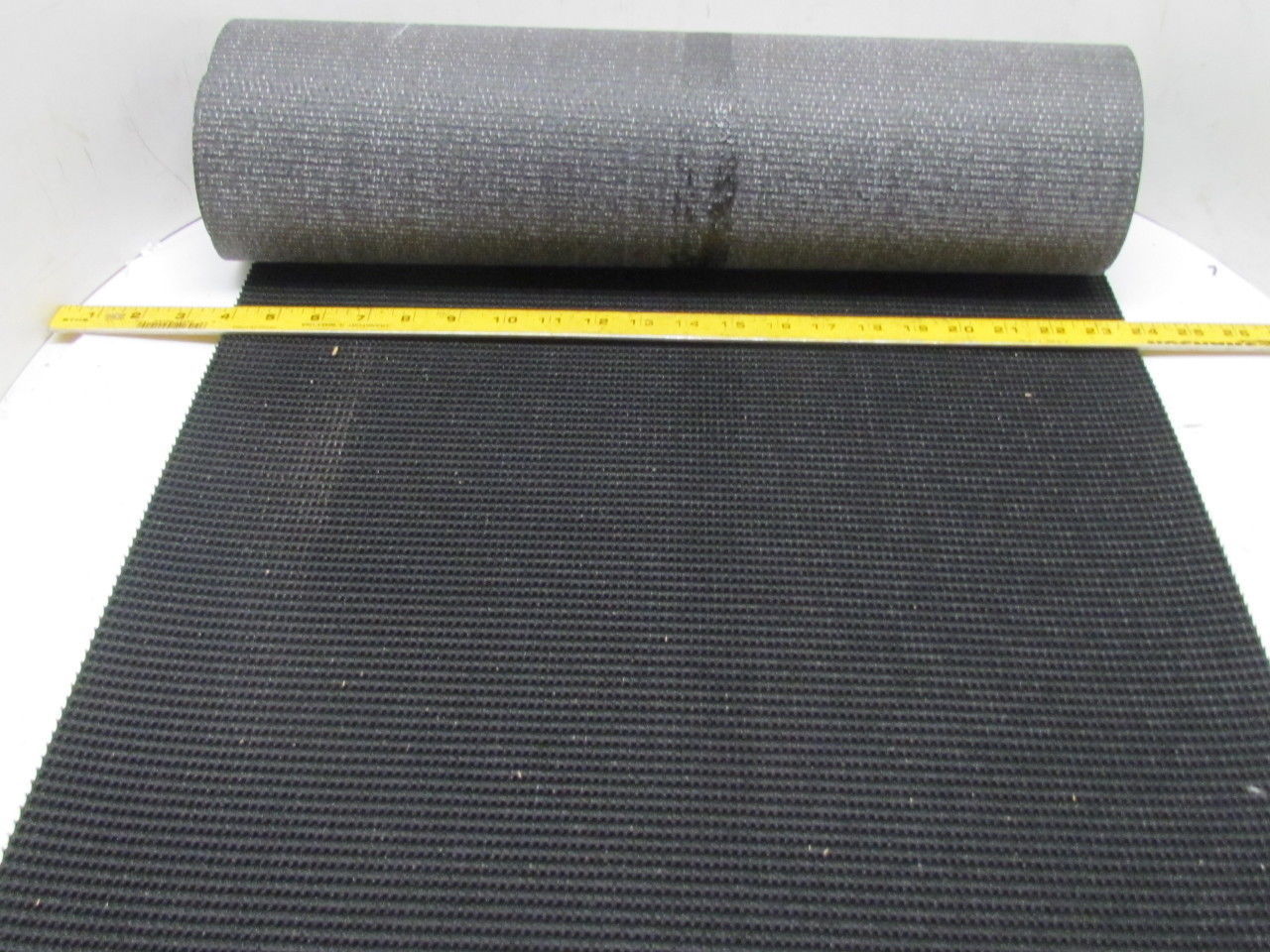1Ply Rough Top Incline Conveyor Belt Rubber Mat 20" Wide 72" Long 1/4