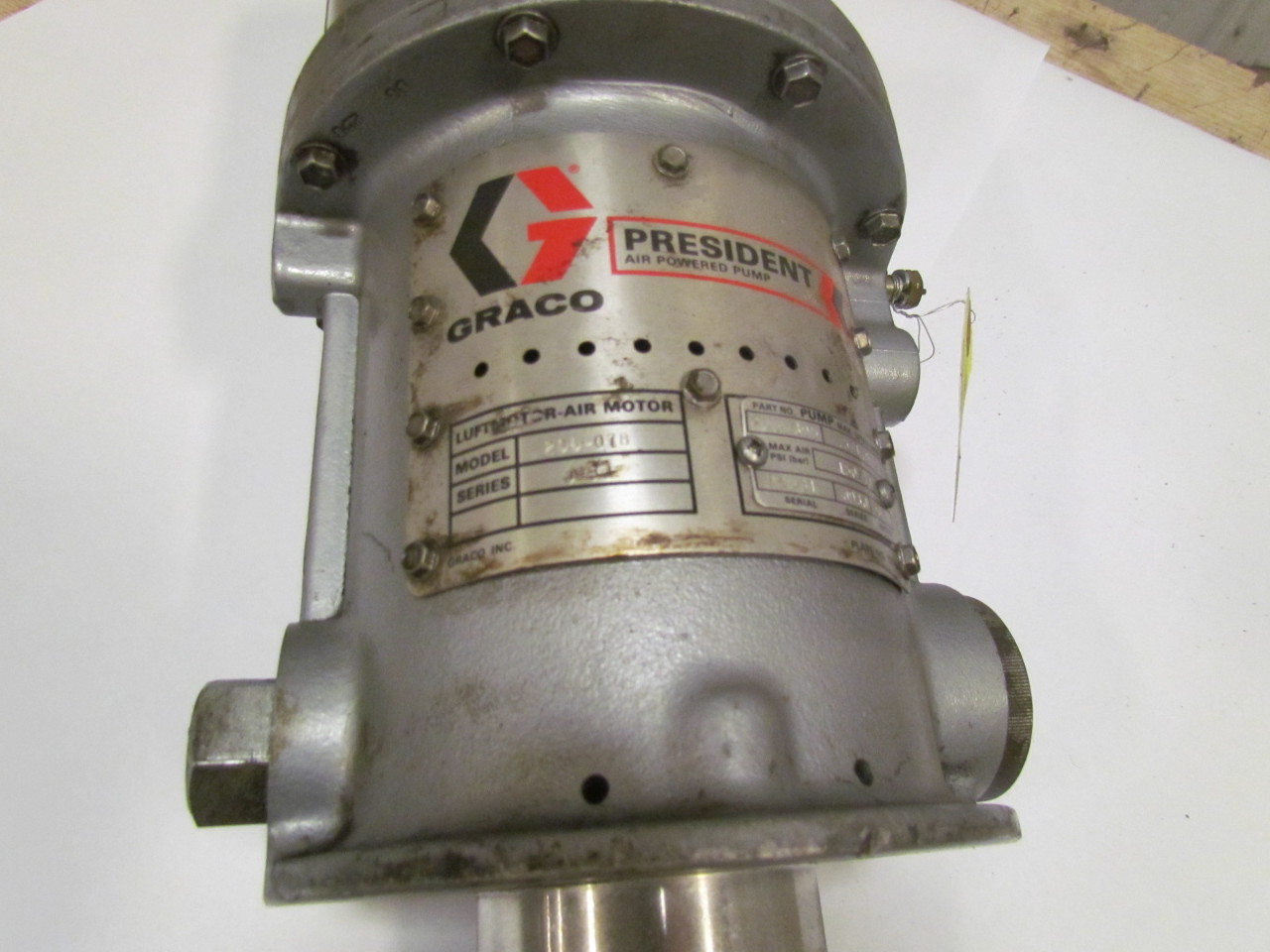 Graco 205395 President Air Motor 501 Fire Ball Grease Pump 501 Ratio