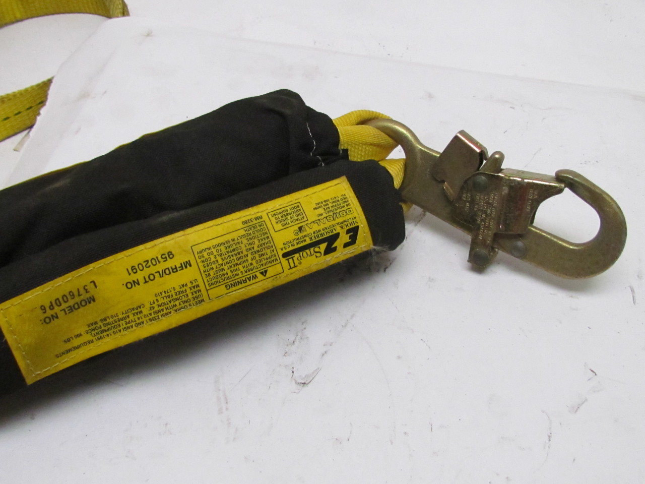 DBI/SALA EZ Stop II Shock Absorber Twin Leg Safety Lanyard 6' Fall