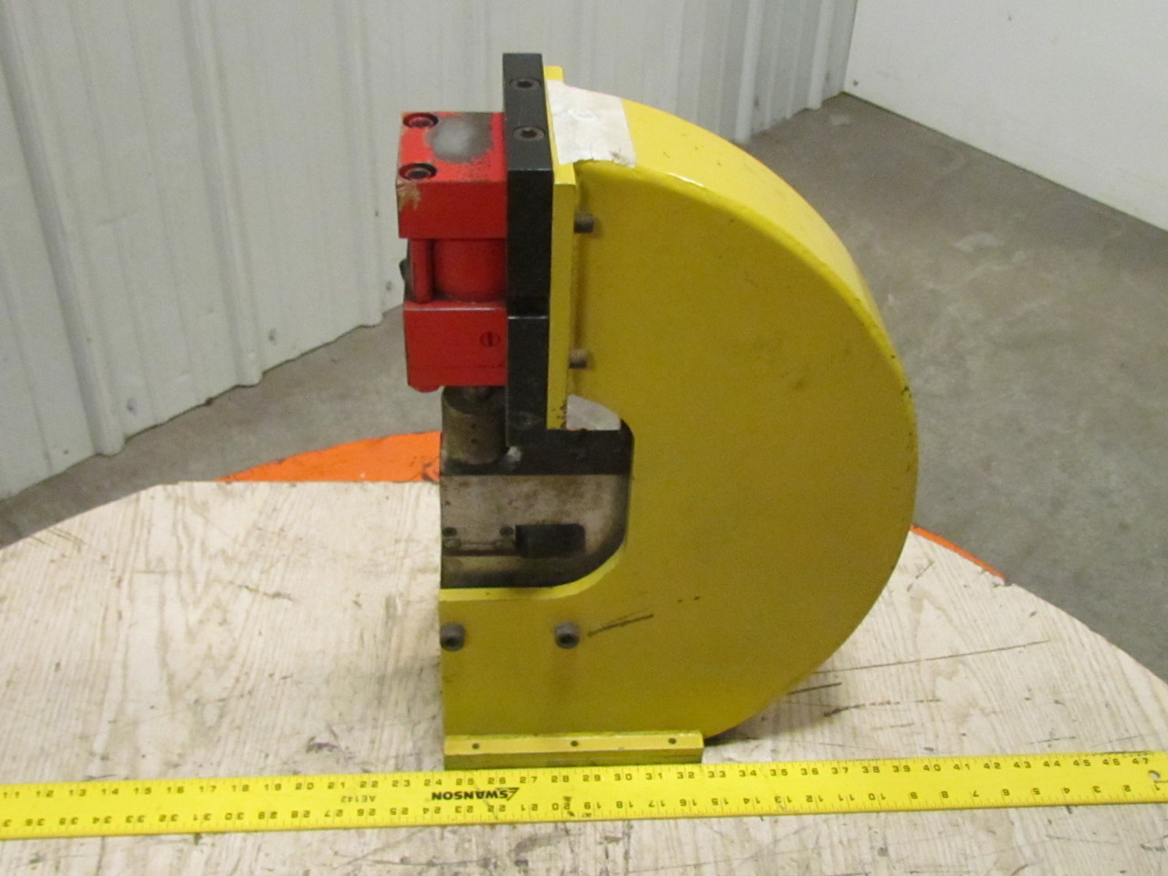 Custom Bench Mount Hydraulic Punch Press Aluminum 19 Ga x .75"Dia w