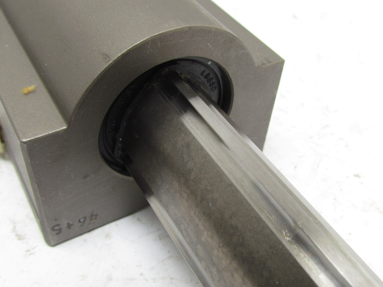 THK 2 Spline Nuts On A Solid Shaft 690.5mm Travel Area 776mm.OAL (30.5512")