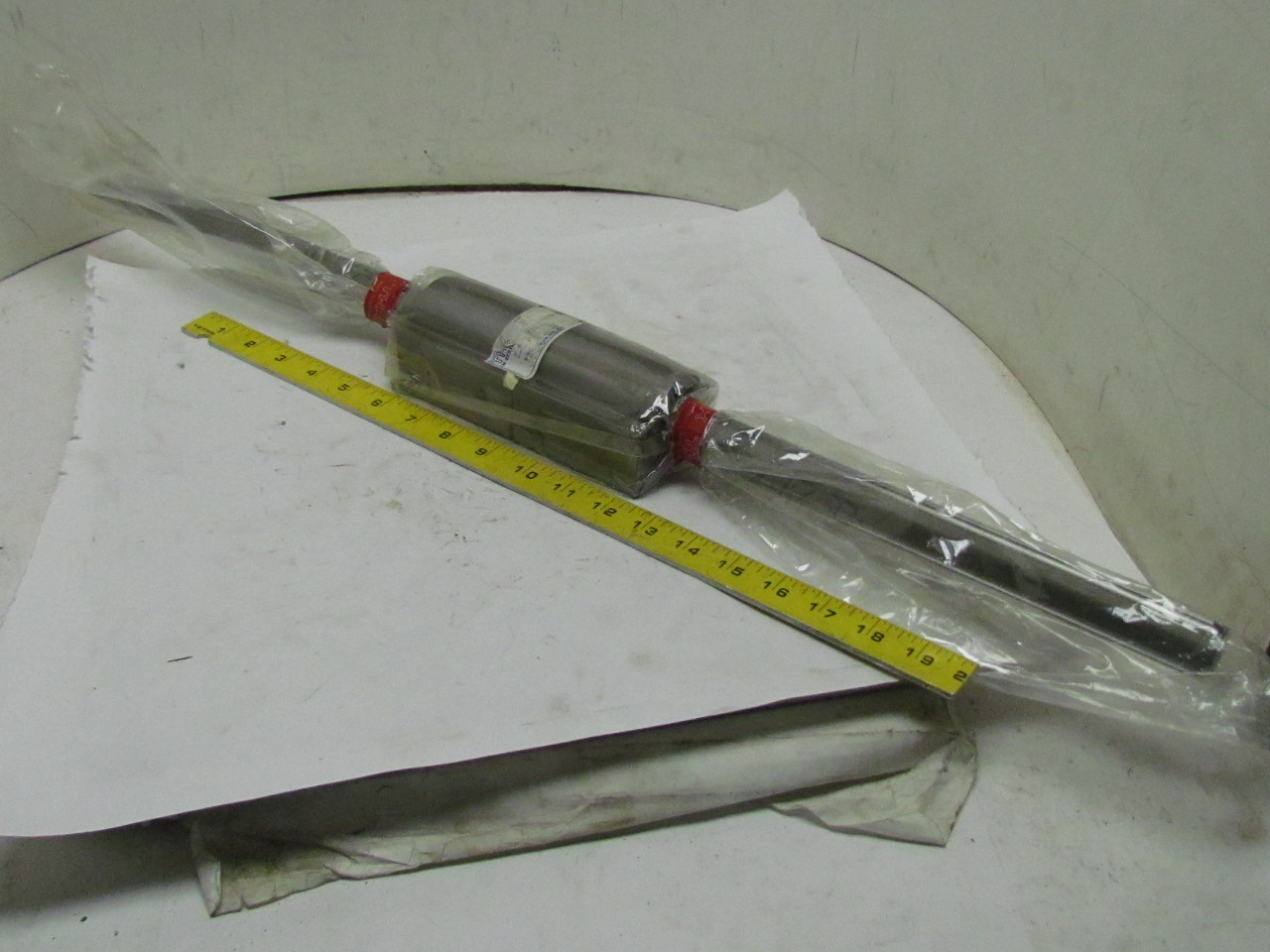 THK Two LBH30 Ball Spline Nut Bearing 756mm Shaft 90 deg Ends w/Chamfer