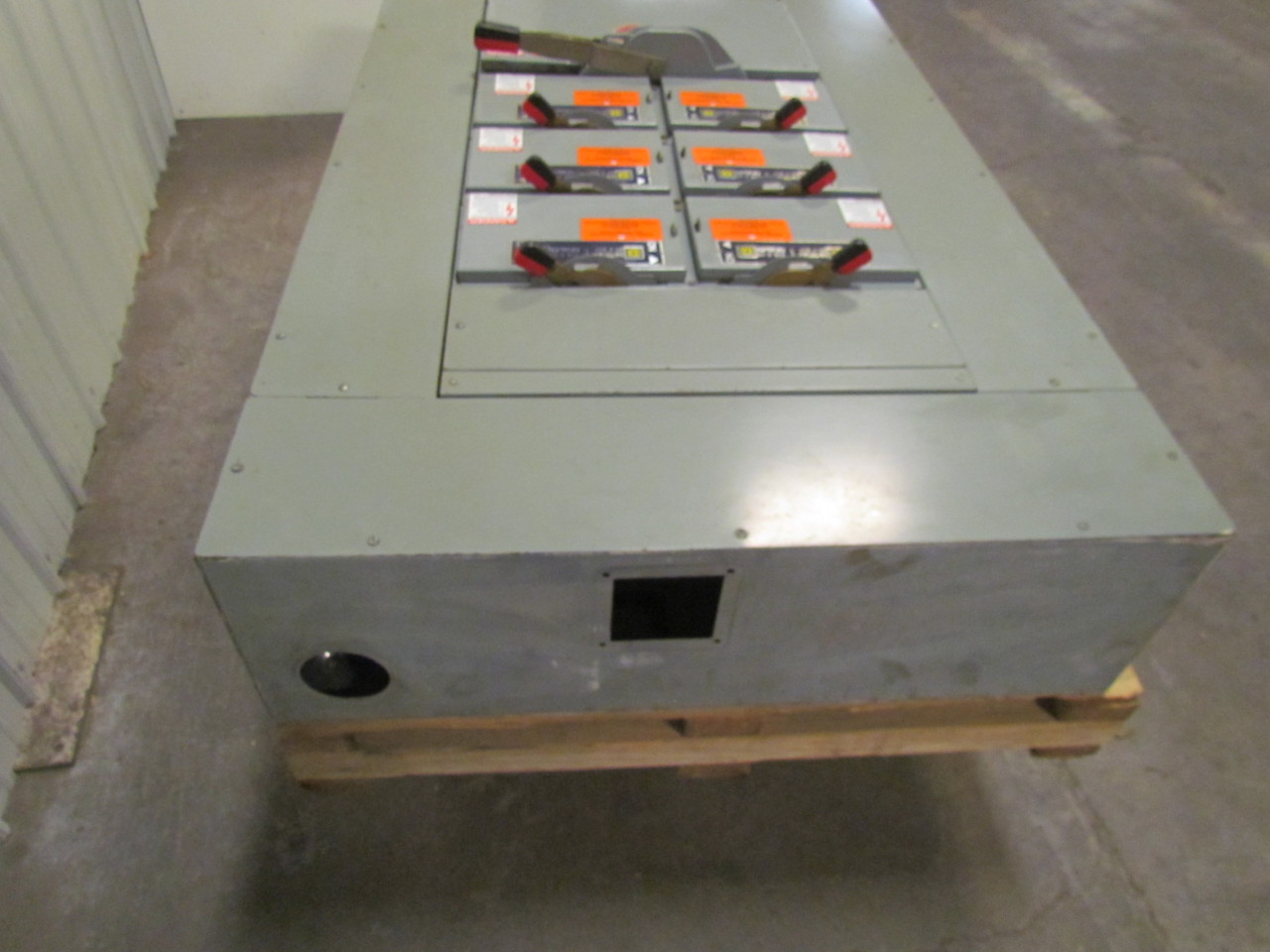 Square D QMB Panel board 480V 3 Pole w/400A Main & 3 Twin 100A Fused